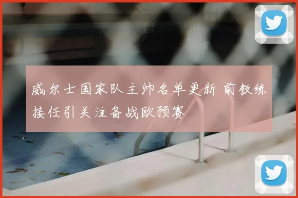 威尔士国家队主帅名单更新 前教练接任引关注备战欧预赛